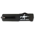 "AR15" Come and Take It - Templar OTF Knife - Templar Knife at Uppercut Tactical