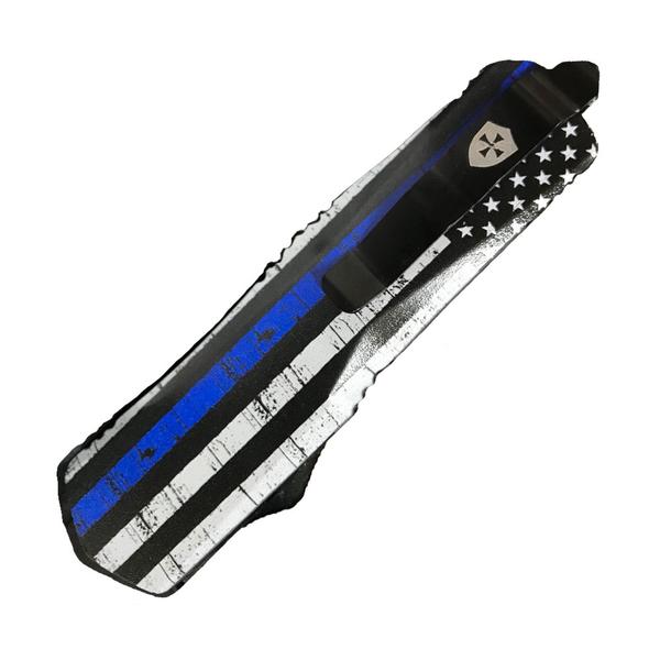 Templar Knife Concept Edition - Back the Blue Diamond Plated – TK - Big  Country Concepts, LLC