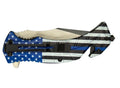Thin Blue Line | Master USA AO Rescue Knife - Master USA at Uppercut Tactical