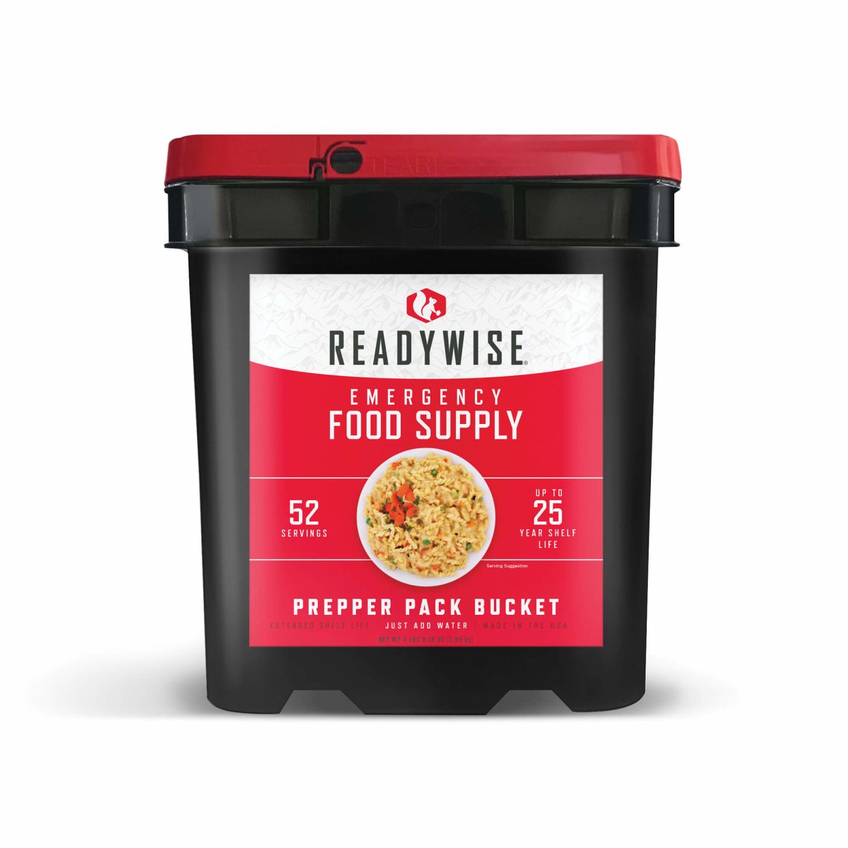 52 Serving Prepper Pack Bucket - ReadyWise at Uppercut Tactical