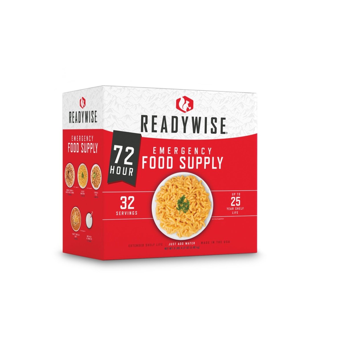 72 Hour Emergency Food and Drink Supply - 32 Servings - ReadyWise at Uppercut Tactical
