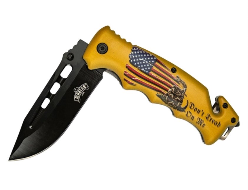 Don't Tread on Me | Master USA - AO Rescue Knife - Master USA at Uppercut Tactical