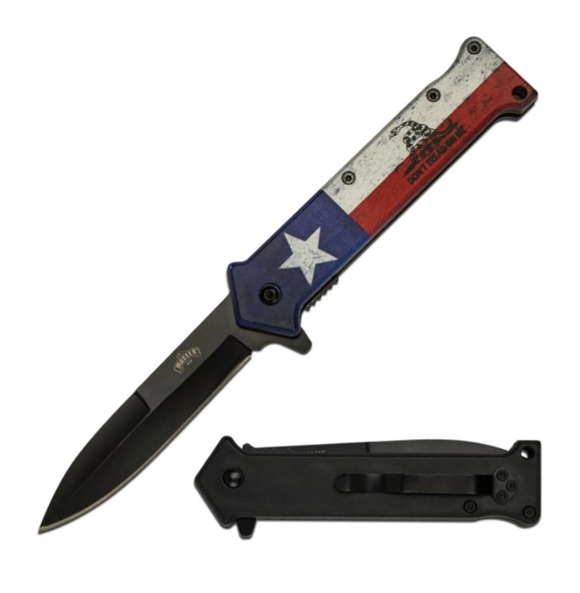 Don't Tread - Texas Flag | Master USA - AO Pocket Knife - Master USA at Uppercut Tactical