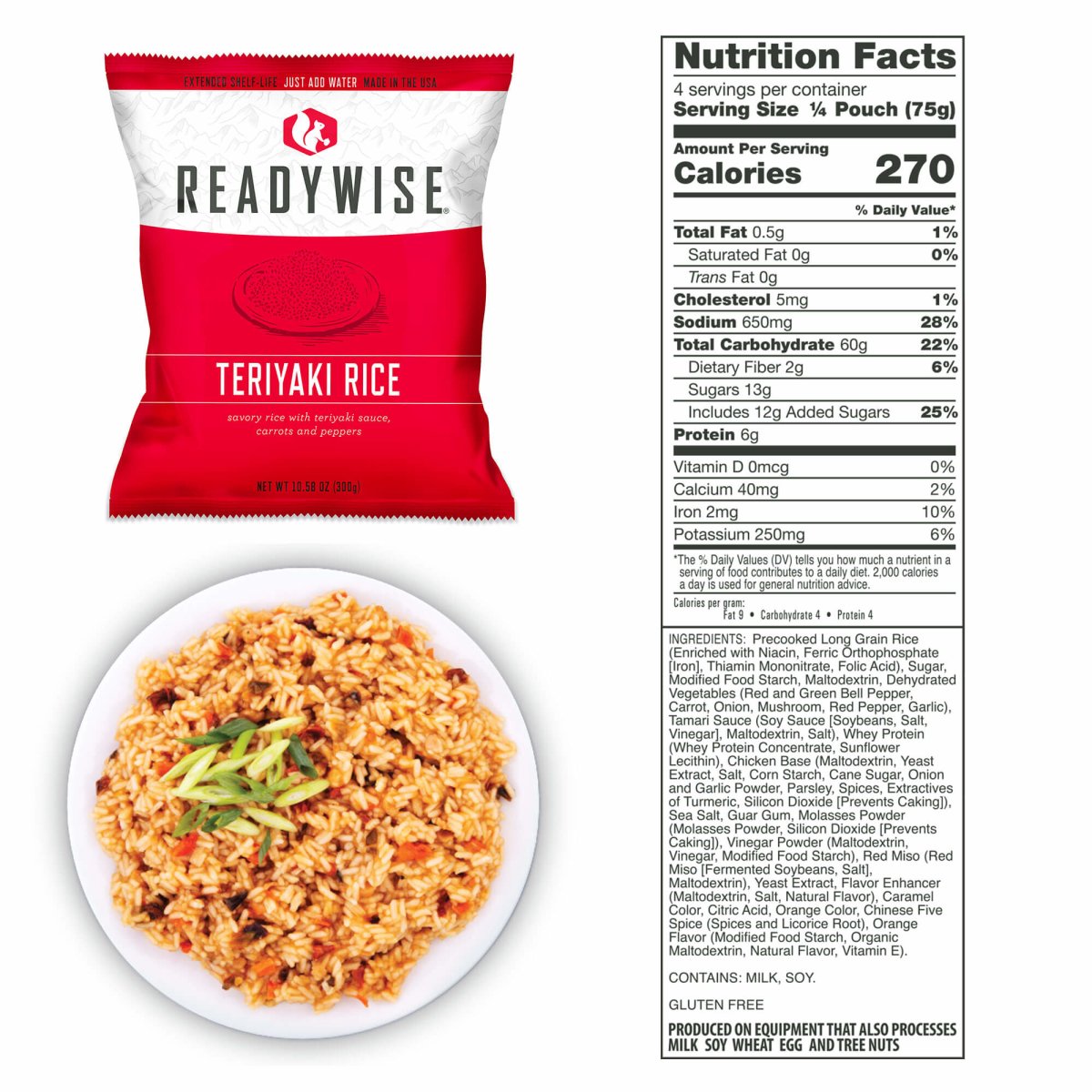 Emergency Food Supply Ready Grab Bag - ReadyWise at Uppercut Tactical