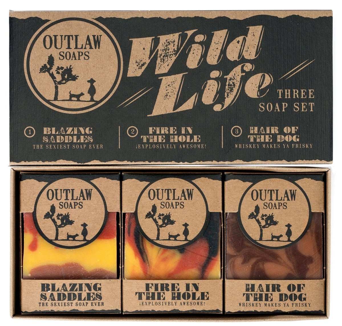 Outlaw - Handmade Bar Soap Gift Set - Wild Life - Outlaw at Uppercut Tactical