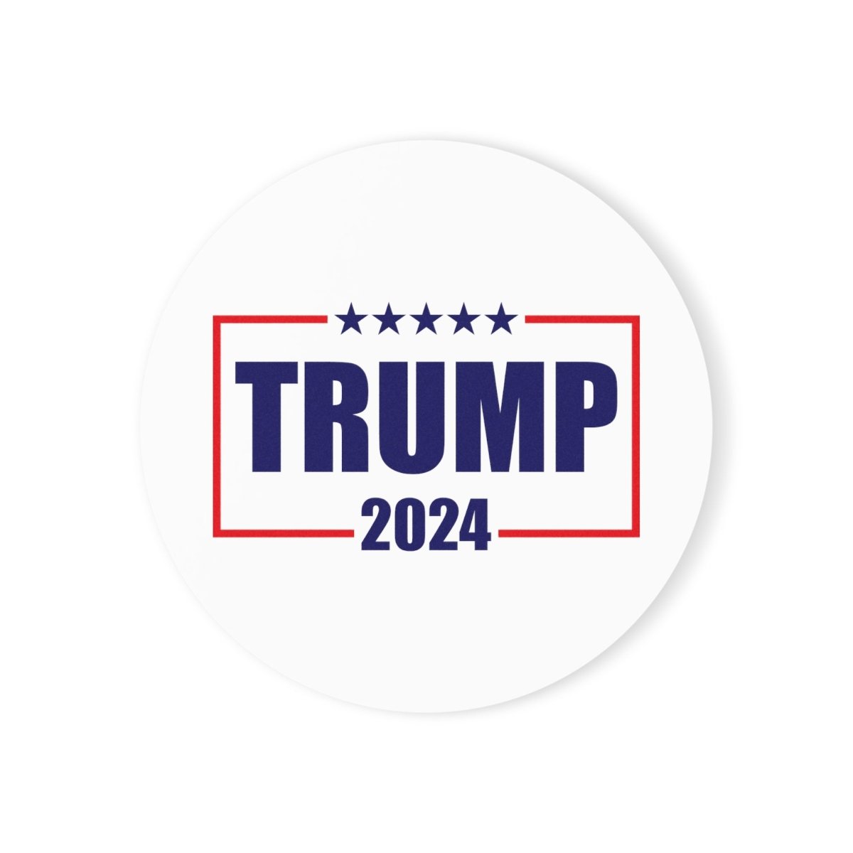 Trump 2024 - Cork Back Coaster - Printify at Uppercut Tactical
