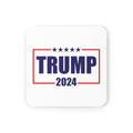 Trump 2024 - Cork Back Coaster - Printify at Uppercut Tactical